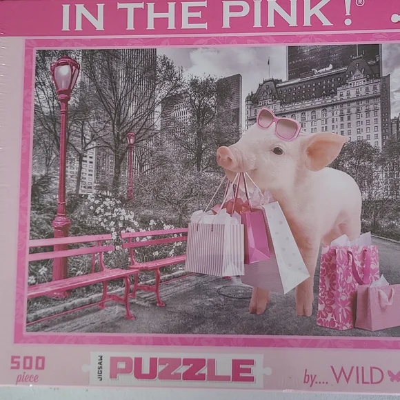 In the pink jigsaw puzzle - Picture 2 of 6